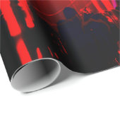 Alistra Electronic Cyber Punk Neon Rave Cadeaupapier (Rol Hoek)