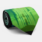 Alistra Electronic Cyber Punk Neon Rave Green Stropdas (Opgerold)