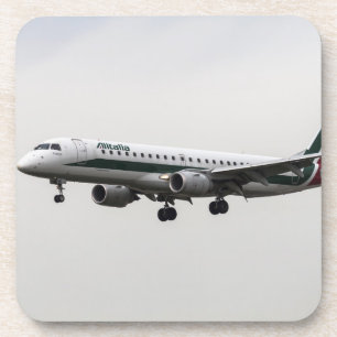Alitalia Embraer 190 Bier Onderzetter