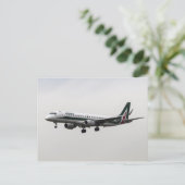 Alitalia Embraer 190 Briefkaart (Staand voorkant)