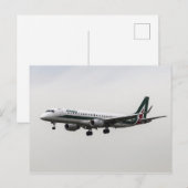 Alitalia Embraer 190 Briefkaart (Voorkant / Achterkant)