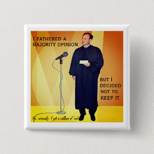 Alito's hypocrisie vierkante button 5,1 cm