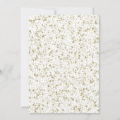 ALittle Turkey On The Way Thanksgiving Baby Shower Kaart (Achterkant)