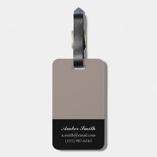 Alium Bagagelabel (Achterkant verticaal)