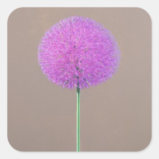 Alium Vierkante Sticker (Voorkant)