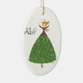 "Alive" boomrokken Keramisch Ornament (Rechts)