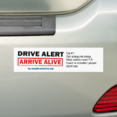 Alive-Bumpersticker aantrekken #1 Bumpersticker (Op auto)