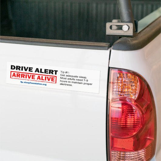 Alive-Bumpersticker aantrekken #1 Bumpersticker (Op Truck)