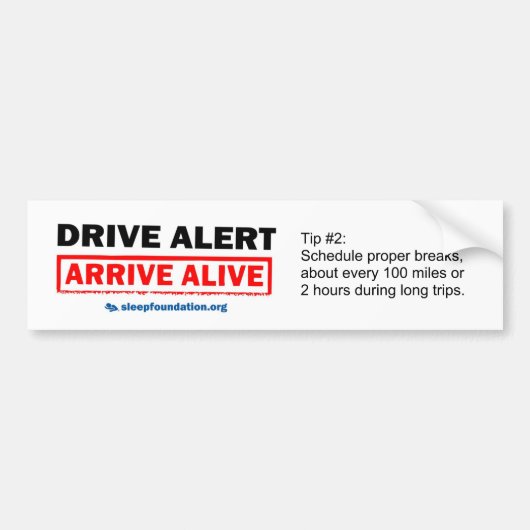 Alive-Bumpersticker aantrekken #2 Bumpersticker (Voorkant)
