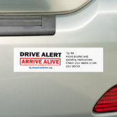 Alive-Bumpersticker aantrekken #4 Bumpersticker (Op auto)