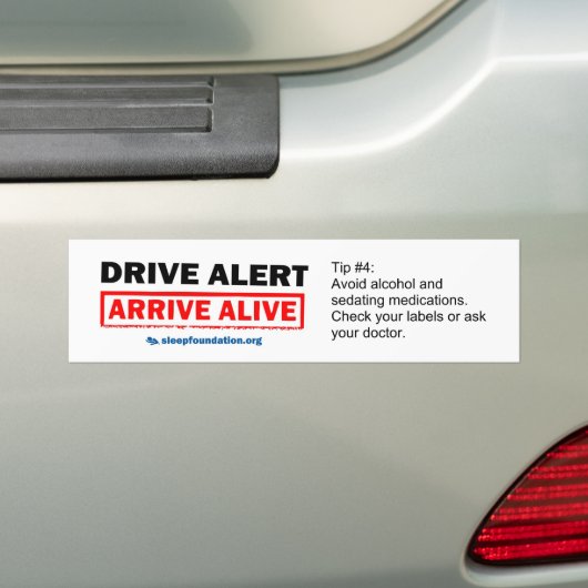 Alive-Bumpersticker aantrekken #4 Bumpersticker (Op auto)