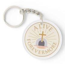 Alive Forevermore Pasen 2026 Acryl Sleutelhanger