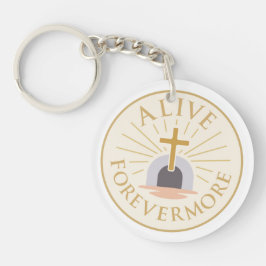Alive Forevermore Pasen 2026 Acryl Sleutelhanger