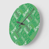 Alive Green Gallery Love Words Art Grote Klok (Hoek)