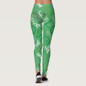 Alive Green Gallery Love Words Art Leggings (Achterkant)