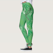 Alive Green Gallery Love Words Art Leggings (Links)