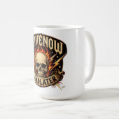 Alive Now Dead Later T-shirt Koffiemok (Voorkant rechts)