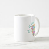 Alive Out Of Ste Skull Quote  Koffiemok (Voorkant rechts)