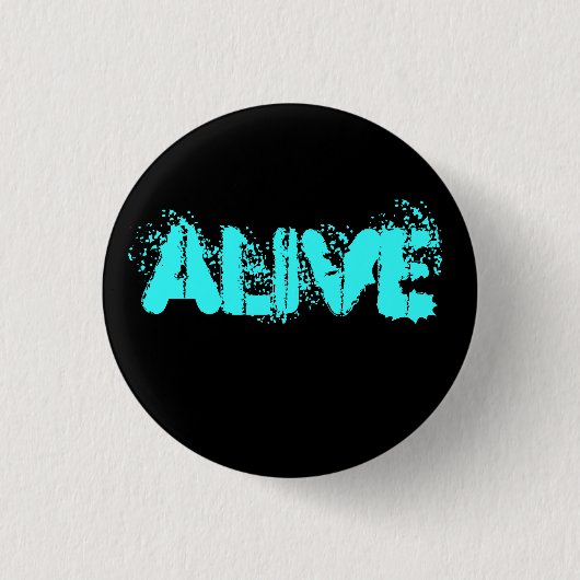 Alive Ronde Button 3,2 Cm (Voorkant)