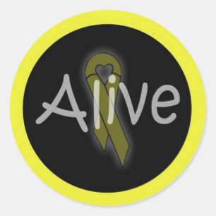 alivesticker ronde sticker