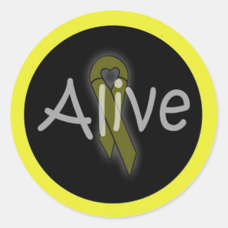 alivesticker ronde sticker