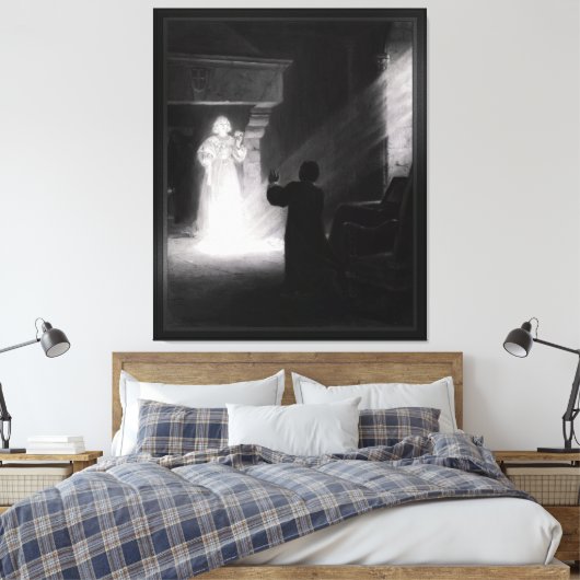 Alix Apparaissant Au Masque door Tony Robert Fleur Canvas Afdruk (Insitu (Slaapkamer))