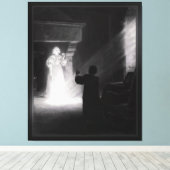 Alix Apparaissant Au Masque door Tony Robert Fleur Canvas Afdruk (Insitu (Houten vloer))