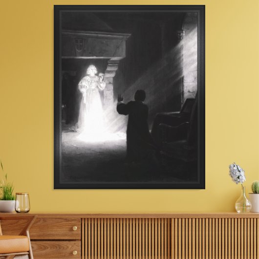 Alix Apparaissant Au Masque door Tony Robert Fleur Canvas Afdruk (Insitu (Woonkamer))