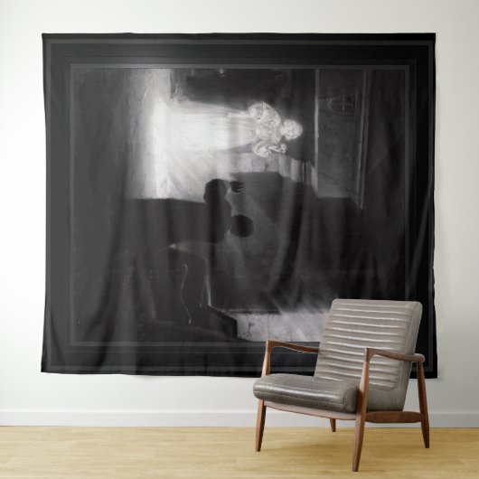 Alix Apparaissant Au Masque door Tony Robert Fleur Wandkleed (In Situ (horizontaal))