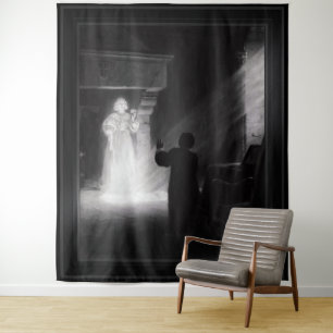 Alix Apparaissant Au Masque door Tony Robert Fleur Wandkleed