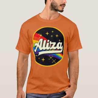 Aliza regenboog in ruimte  stijl t-shirt