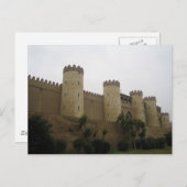 Aljaferia Castle, Zaragoza, Spanje Briefkaart (Voorkant / Achterkant)