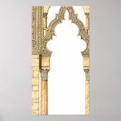 Aljaferia. Islamitisch paleis. Arches. Zaragoza Poster (Voorkant)