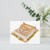 Aljaferia. Zaragoza Spanje. Islamitisch paleis Briefkaart (Staand voorkant)