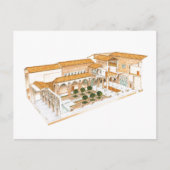 Aljaferia. Zaragoza Spanje. Islamitisch paleis. Briefkaart (Voorkant)