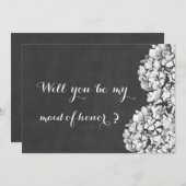  alkboard hydrangeas gemaakt van edelachtbare kaart (Voorkant / Achterkant)