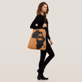 ALKEBULAN - ADINKRA BUMP CROSSBODY TAS (Op model)