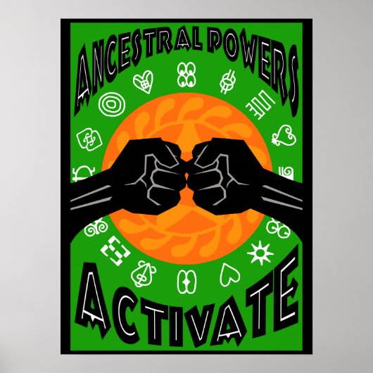 ALKEBULAN - ANCESTRALE BEVOEGDHEDEN ACTIVEREN POSTER (Voorkant)