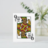 ALKEBULAN - DE ZWARTE KONINGIN BRIEFKAART (Staand voorkant)