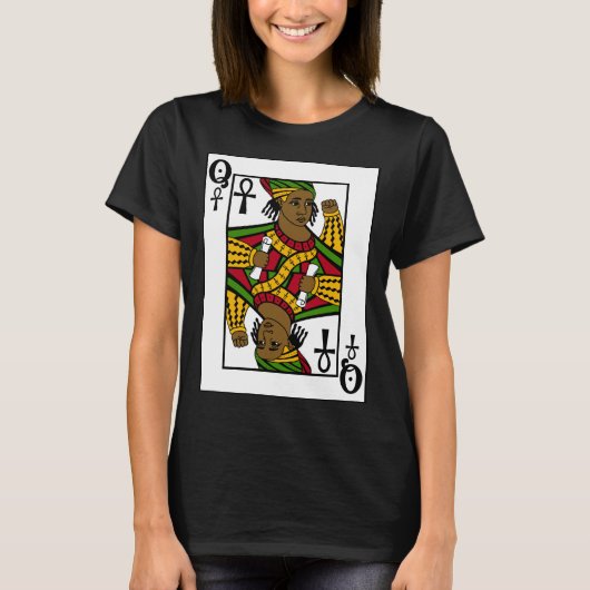 ALKEBULAN - DE ZWARTE KONINGIN T-SHIRT (Voorkant)