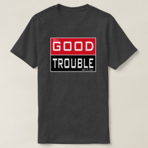 ALKEBULAN - GOEDE TROUBEL (rood en zwart) T-shirt