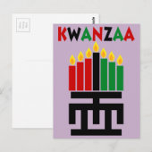 ALKEBULAN - KWANZAA 7 BEGINSELEN BRIEFKAART (Voorkant / Achterkant)