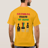 ALKEBULAN - NATUURLIJKE STAAT VAN MIND - RECHTSE V T-SHIRT (Achterkant)