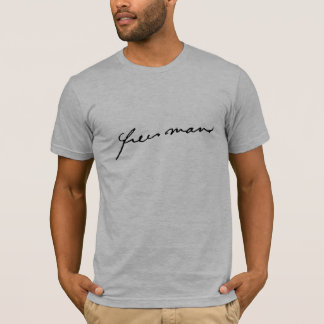 ALKEBULAN - vrije man (BLACK SCRIPT) T-Shirt