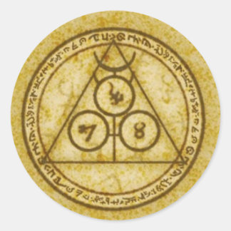 Alkemi-Sticker Ronde Sticker