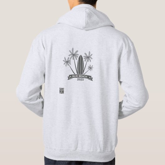Alki Beach 2023 Hoodie (Achterkant)
