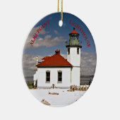 Alki Point Lighthouse, Ornament Washington (Rechts)