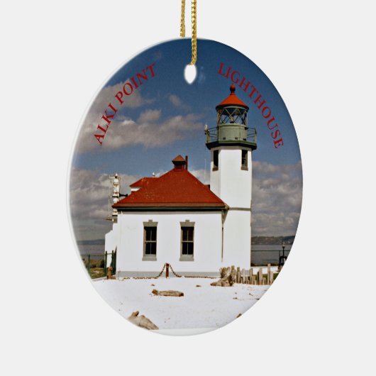 Alki Point Lighthouse, Ornament Washington (Rechts)