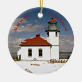 Alki Point Lighthouse, Ornament Washington (Voorkant)