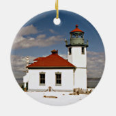 Alki Point Lighthouse, Ornament Washington (Achterkant)